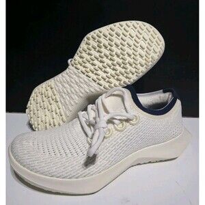 All birds Tree Dasher 2 Running Sneaker Shoe Women's 8.5 Natural White True Navy